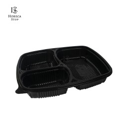 MEAL TRAY WITH LID | 3 CP | PACK OF 500