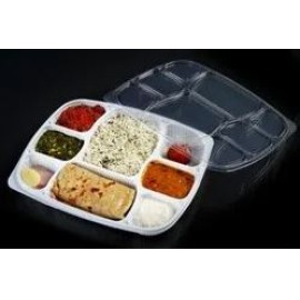 MEAL TRAY WITH LID | 8 CP | PACK OF 500