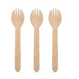 WOODEN SPORK | PACK OF 100