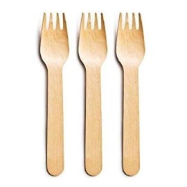 WOODEN FORK | PACK OF 100