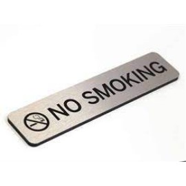 No Smoking Tag