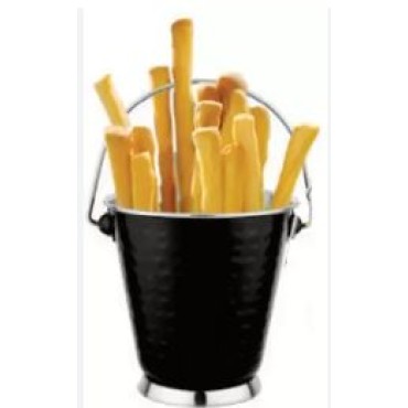 French Fries Black Bucket 