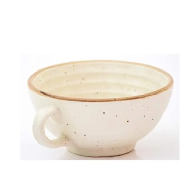 Ceramic Cup |  Saucer Ribbed | Pack Of 48