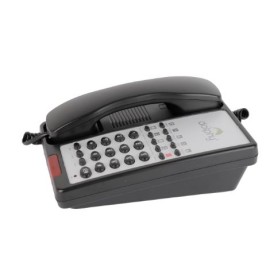 HIGH QUALITY TOP SECURITY HOTEL GUESTROOM TELEPHONE- BLACK