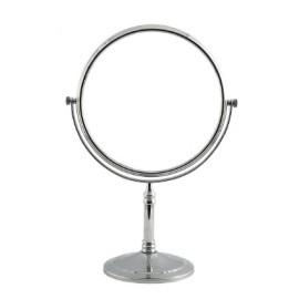 SILVER MAG MIRROR TABLE TOP 2 SIDE 8 INCH